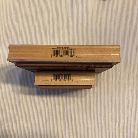 Lot of 2 Shadows Wood Mounted Stamps by Hero Arts - Picture 4 of 6